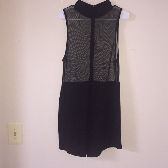 💣GS LOVE Sleeveless Black Mesh Romper 💣 - Picture 4 of 6